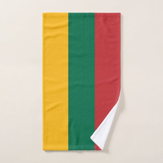 Lithuania Flag バスタオルセット (ハンドタオル)