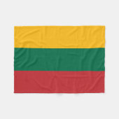 Lithuania Flag フリースブランケット (正面(横))
