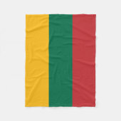 Lithuania Flag フリースブランケット (正面)