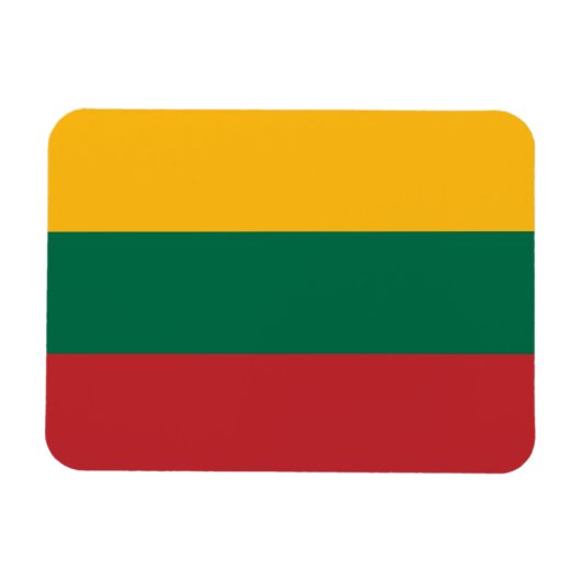 Lithuania Flag マグネット (横)