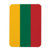 Lithuania Flag マグネット (縦)