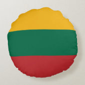 Lithuania Flag ラウンドクッション (裏面)