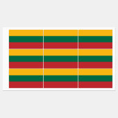 Lithuania Flag ラベル (シート)