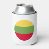 Lithuania Flag 缶クーラー (缶正面)