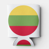 Lithuania Flag 缶クーラー (裏面)