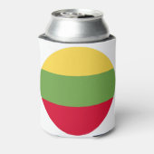 Lithuania Flag 缶クーラー (缶裏面)