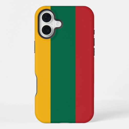 Lithuania Flag iPhoneケース (裏面)