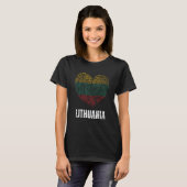 Lithuania Flag Lithuanian Flag Lithuania DNA Lithu Tシャツ (正面フル)
