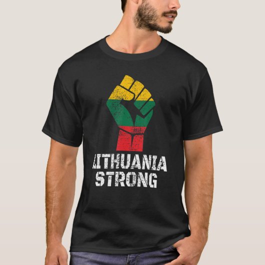 Lithuania Support Lithuanian Flag Men Women 1 Tシャツ (正面)