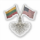 Lithuanian-American シール (正面)