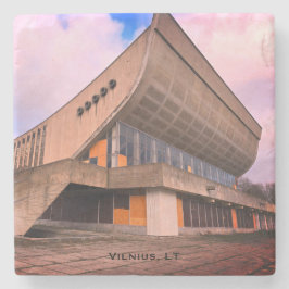 Lithuanian Brutalist Architecture - Vilnius ストーンコースター