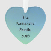 Lititzのオーナメント! 農場の生命! 個人化して下さい! オーナメント (裏面)