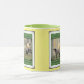 Lititz Pa。 もどって来られる! かわいいヒツジ! アマン派の諺 マグカップ (中央)