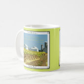 Lititz Pa。 もどって来られる! 郡農場。 アマン派の諺 マグカップ (正面左)