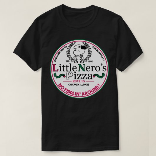 LiTle Neroピザシール Tシャツ (デザイン正面)