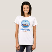Litochoro, Greeceギリシャ船デザイン女子大学 Tシャツ (正面フル)
