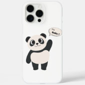 Littel cute panda  Case-Mate iPhoneケース (裏面)
