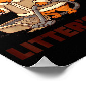 Litter’s Full Funny Cat Lovers Christmas Xmas  ポスター (角)