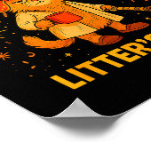 Litter’s Full Funny Cat Lovers Happy New Year  ポスター (角)