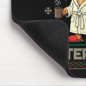 Litter’s Full Funny Cat Lovers Ugly Christmas Swea マウスパッド (コーナー)