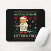 Litter’s Full Funny Cat Lovers Ugly Christmas Swea マウスパッド (マウス)