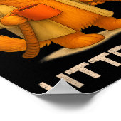 Litter’s Full Funny Cat Parody Lovers Christmas Xm ポスター (角)