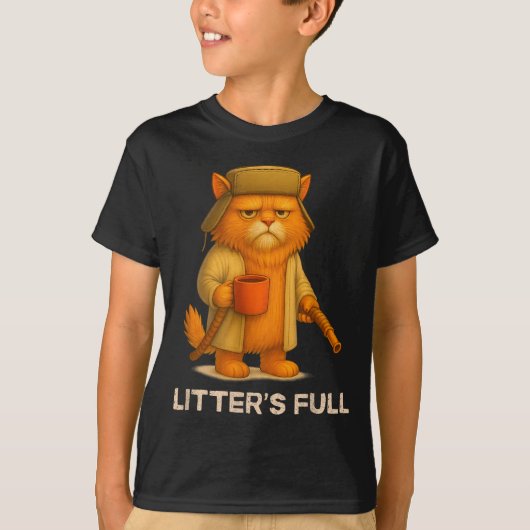 Litter’s Full Funny Cat Parody Lovers Christmas Xm Tシャツ (正面)