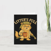 Litter’s Full Funny Six Seven 67 Meme Cat Lovers C カード (正面)