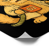 Litter’s Full Funny Six Seven 67 Meme Cat Lovers C ポスター (角)