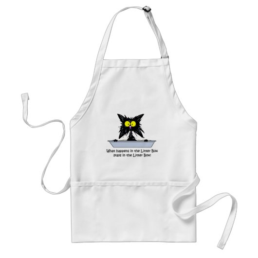 Litterbox猫 スタンダードエプロン (正面)
