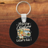 Litter's Full Funny Cat Parody Outfit Sarcastic Ch キーホルダー (正面)
