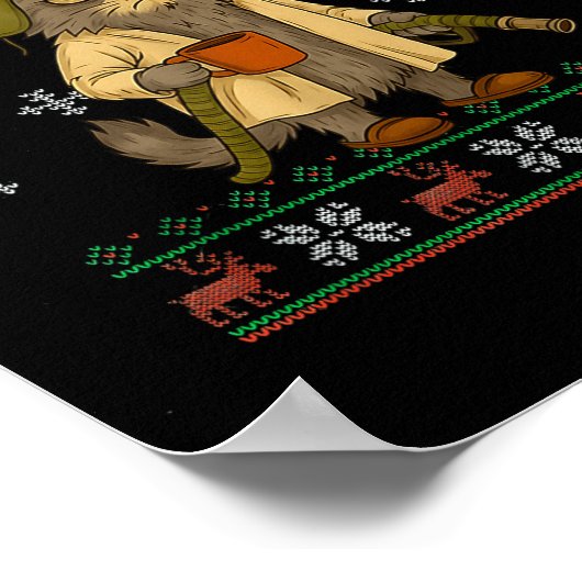 Litter's Full Funny Parody Outfit Sarcastic Christ ポスター (角)