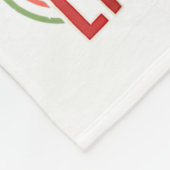 Litter's Full Merry Christmas Funny Cat Lovers Hol フリースブランケット (角)