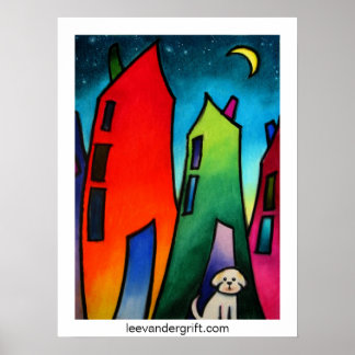 Little 失った dog.09 smlrjpg, leevandergrift.com ポスター