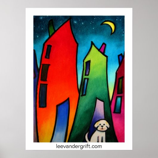 Little 失った dog.09 smlrjpg, leevandergrift.com ポスター (正面)