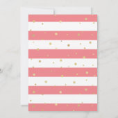 Little 恋しく思 Onederful写真1st Birthday 招待状 (裏面)