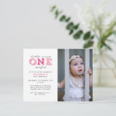 Little 恋しく思 Onederful 1st Birthdayフォトパーティー ポストカード (スタンド正面)