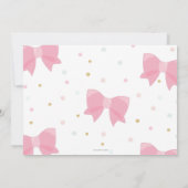 LITTLE 恋しく思 ONEderful 1th Birthday Elephantの写真 招待状 (裏面)