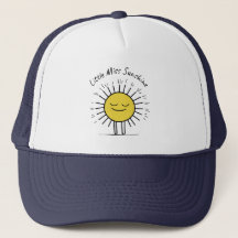 Little 恋しく思 Sunshine Trucker Hat：太陽を広げる