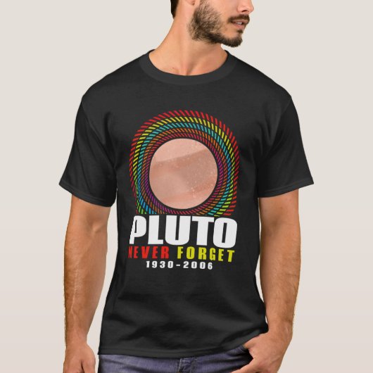 Little 芸術的 Plutoアートワーク Tシャツ (正面)