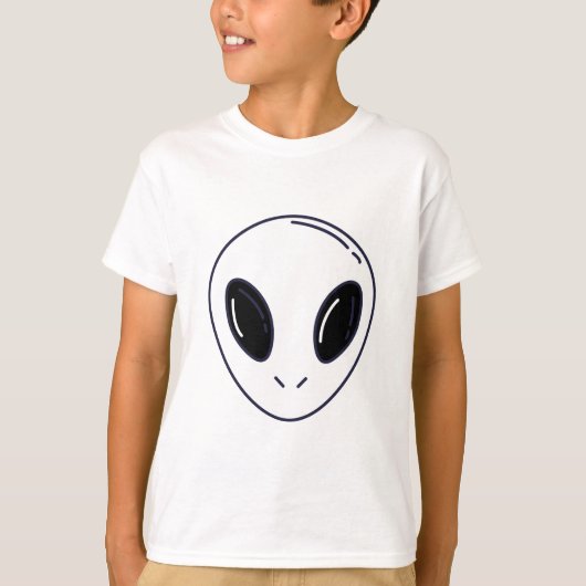 Little Alien – Space Explorer Tシャツ (正面)