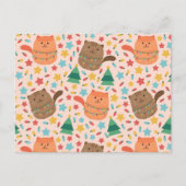 Little and Cute Christmas Kitten ポストカード (正面)