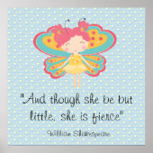 Little and Fierce Butterfly Fairy Poster ポスター (正面)