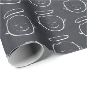 Little Angel – イエス – クリスチャン・チョーク・クリスマス ラッピングペーパー (ロールコーナー)