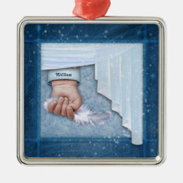 Little Angel (カスタマイズ可能) メタルオーナメント