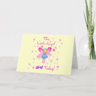 Little Angel 1st誕生日Tシャツとギフト カード