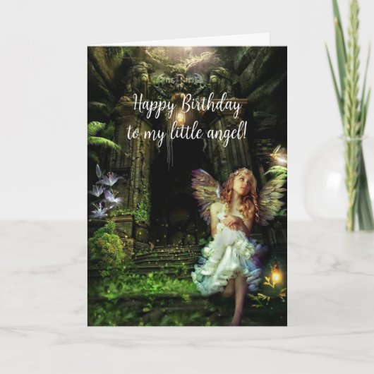 LITTLE ANGEL BIRTHDAY CARD サンキューカード (正面)