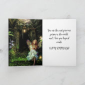 LITTLE ANGEL BIRTHDAY CARD サンキューカード (内部)