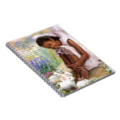 Little Angel with Bunniesイースターギフトノートブック ノートブック (右側)