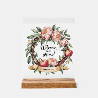 Little APPLE Welcome Sign Suite - Enchanting Bo アクリルサイン